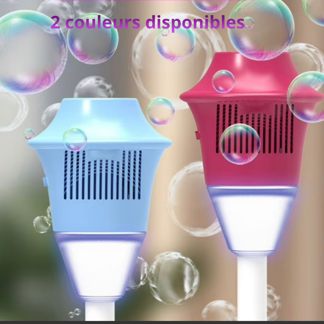 Bubble Magic™ – Machine à Bulles Automatique avec Lumière & Musique