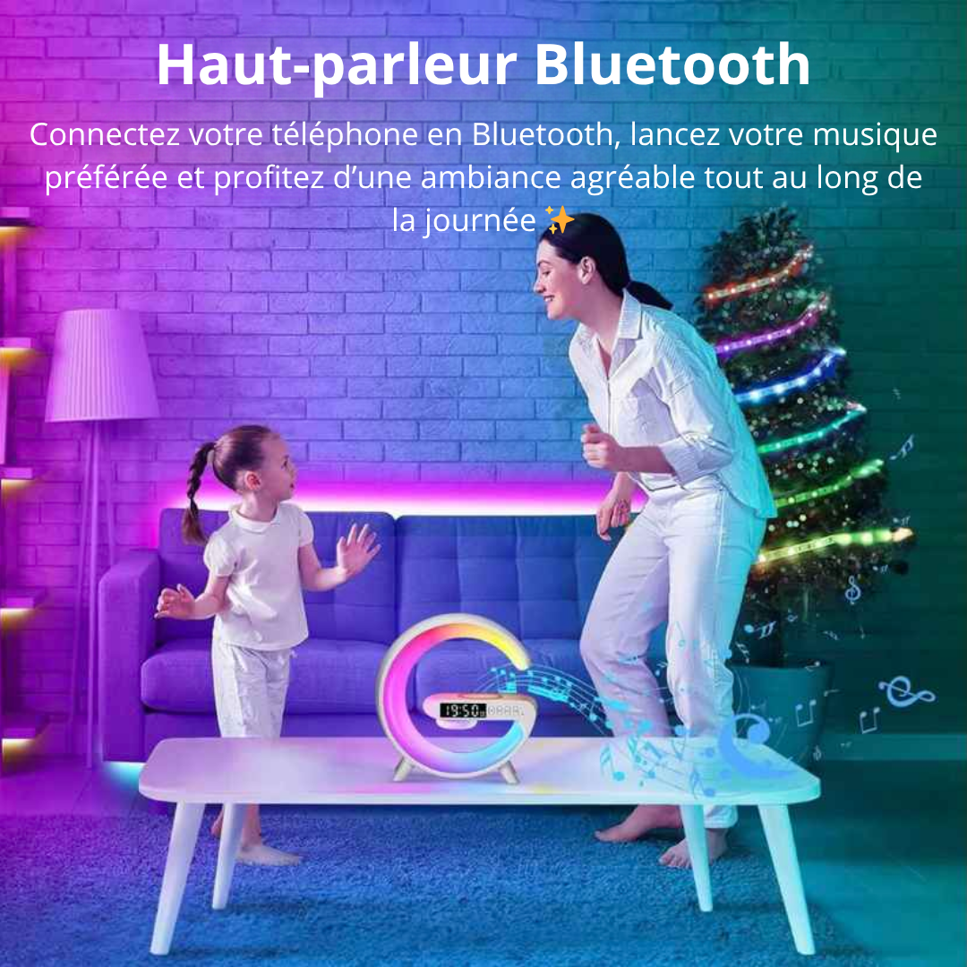 ✨ GlowSync™ – Lampe LED Intelligente Multifonction