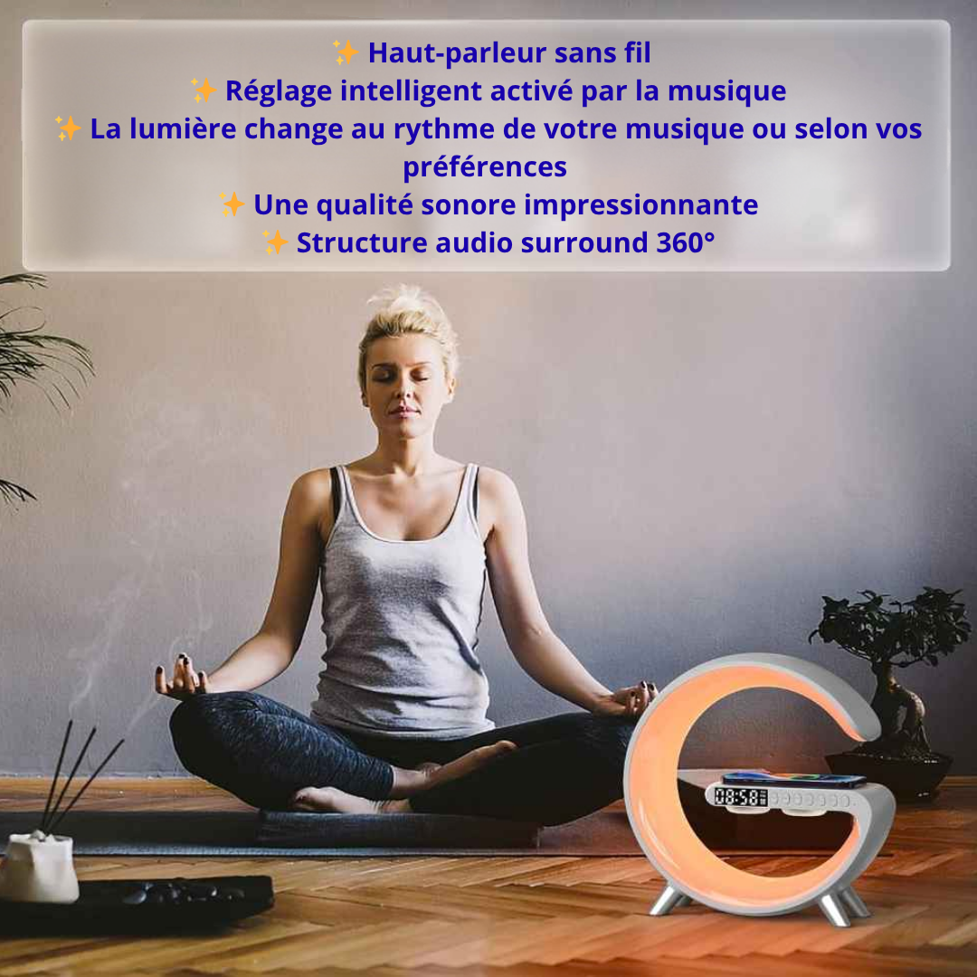 ✨ GlowSync™ – Lampe LED Intelligente Multifonction