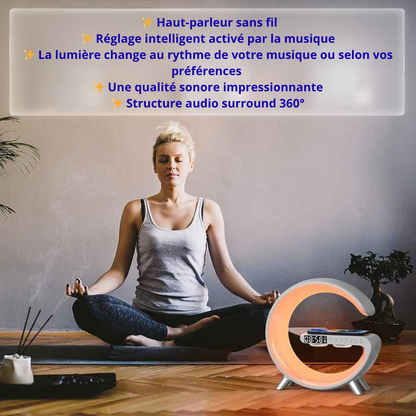 ✨ GlowSync™ – Lampe LED Intelligente Multifonction