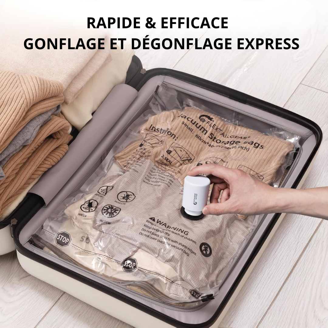 CampAir™ 3-en-1 | Mini Pompe Électrique Rechargeable & Lampe LED Portable