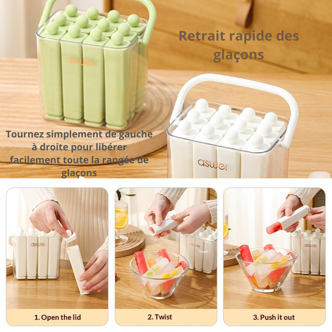 IceFresh™ | Préparez des Glaçons Parfaits en Quelques Secondes
