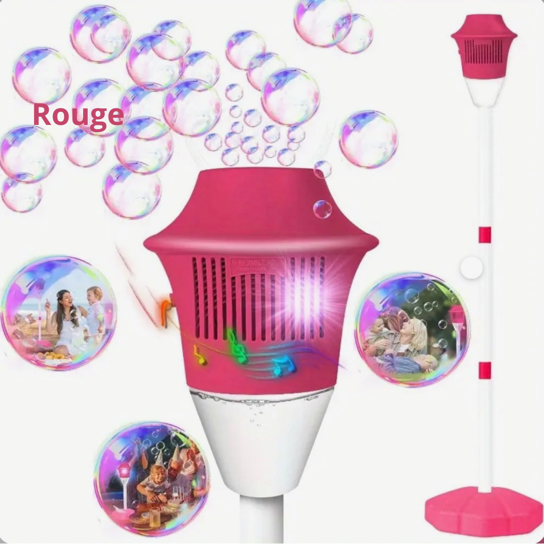 Bubble Magic™ – Machine à Bulles Automatique avec Lumière & Musique