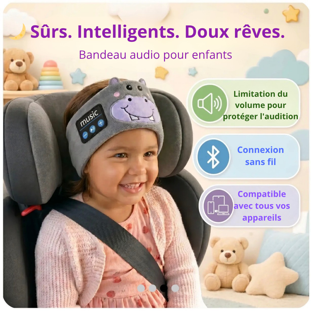 SleepBuds™ | Casque Bluetooth Bandeau de Sommeil avec Masque Confortable