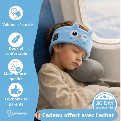 SleepBuds™ | Casque Bluetooth Bandeau de Sommeil avec Masque Confortable