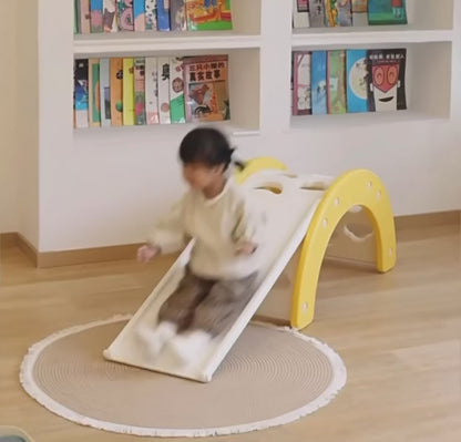 Mini Parc Aventure™ 6 en 1 – Aire de Jeu Intérieure Complète pour Enfants | Toboggan, Escalade & Apprentissage